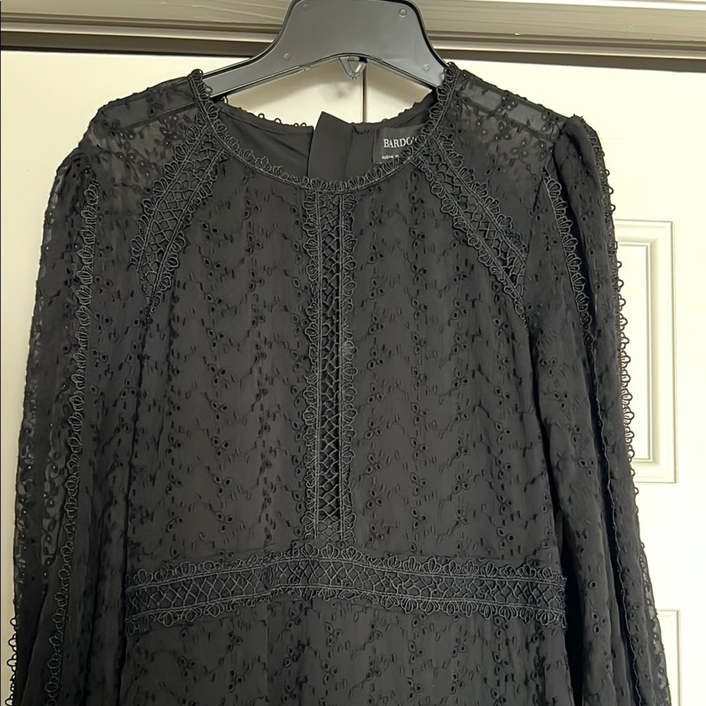 Bardot Black Lace Dress